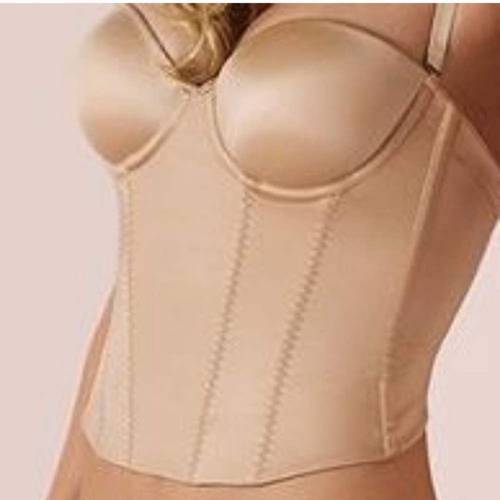 Victoria’s Secret low back bustier - 38B, with support. large.  Clean, no straps